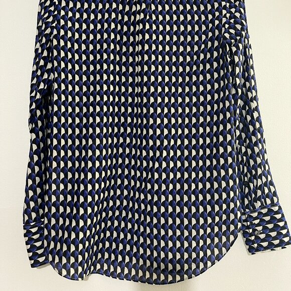 J.Crew Silk/Cotton Shirt Size 0 - Picture 7 of 10